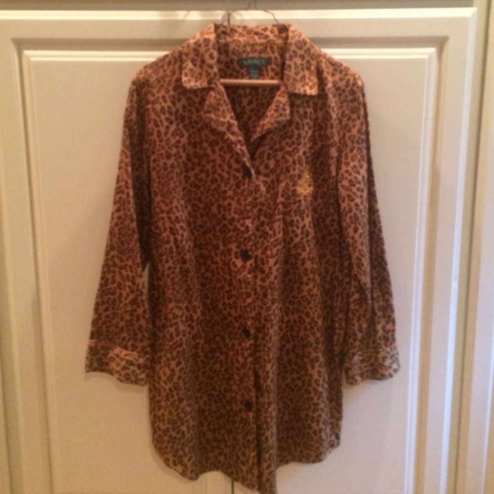 Ralph Lauren Leopard Sleepshirt